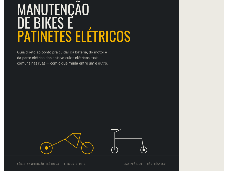 Manutenção de bikes e patinetes elétricos