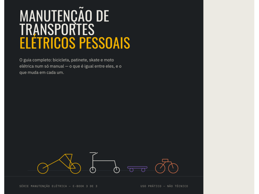 Manutenção de transportes elétricos pessoais
